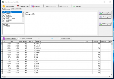 WINPLAN 2 - monitor zapytań SQL
