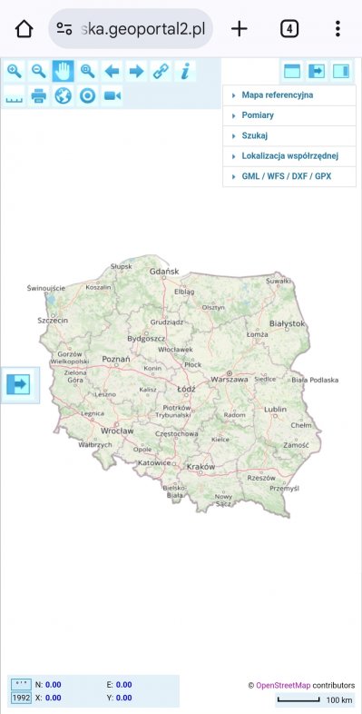 Geoportal krajowy – polska.geoportal2.pl – dostępny jako aplikacja PWA ...