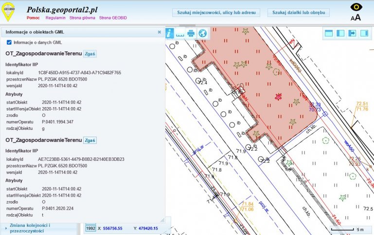 Odczyt i wizualizacja plików GML dostępny dla geoportali autorstwa firmy GEOBID